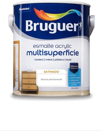 Esmalte acrílico multisuperficie blanco satinado 2,5L