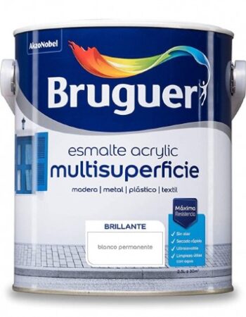 Esmalte acrílico multisuperficie blanco brillo 2,5L