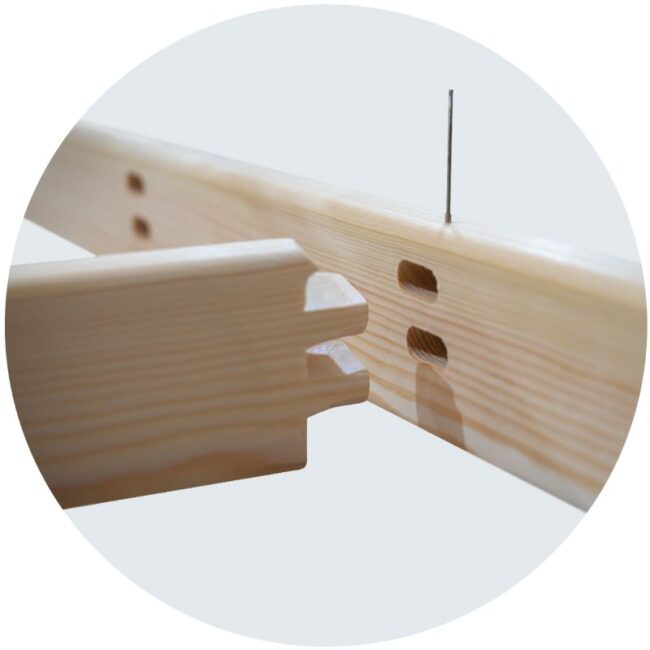 Escalera de madera 10 peldaños - Imagen 3