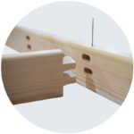 Escalera de madera 6 peldaños - Imagen 3