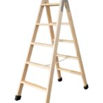 Escalera de madera 6 peldaños