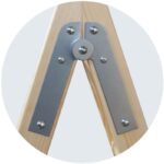 Escalera de madera 6 peldaños - Imagen 5
