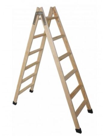 Escalera de madera 6 peldaños