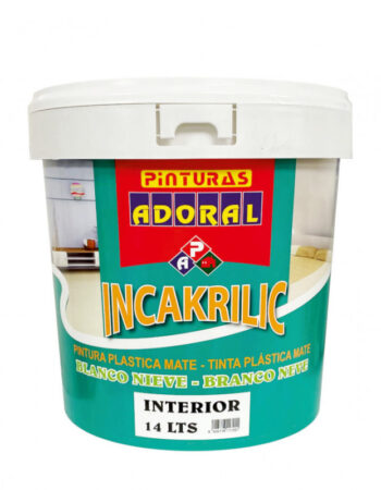 Pintura plástica int/ext incakrilic 14L
