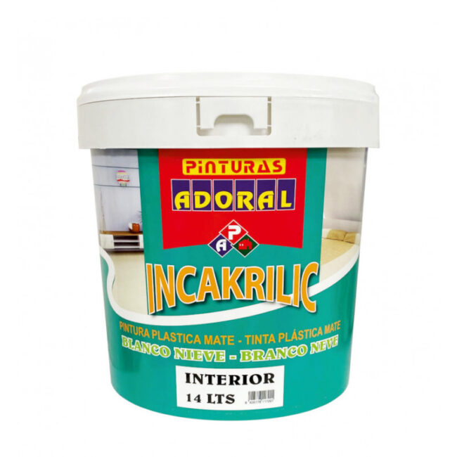 Pintura plástica int/ext incakrilic 14L