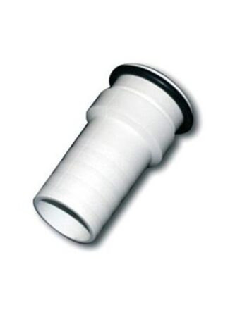 RACOR CONEXIÓN Con junta tórica para toma de limpiafondos de color blanco 38mm