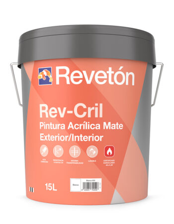 Revestimiento ext/int  Rev-cril liso blanco 15L