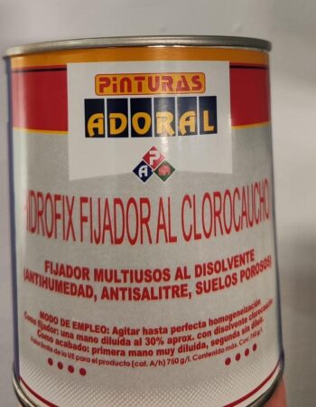 Hidrofix fijador al disolvente 750ml - 4 L