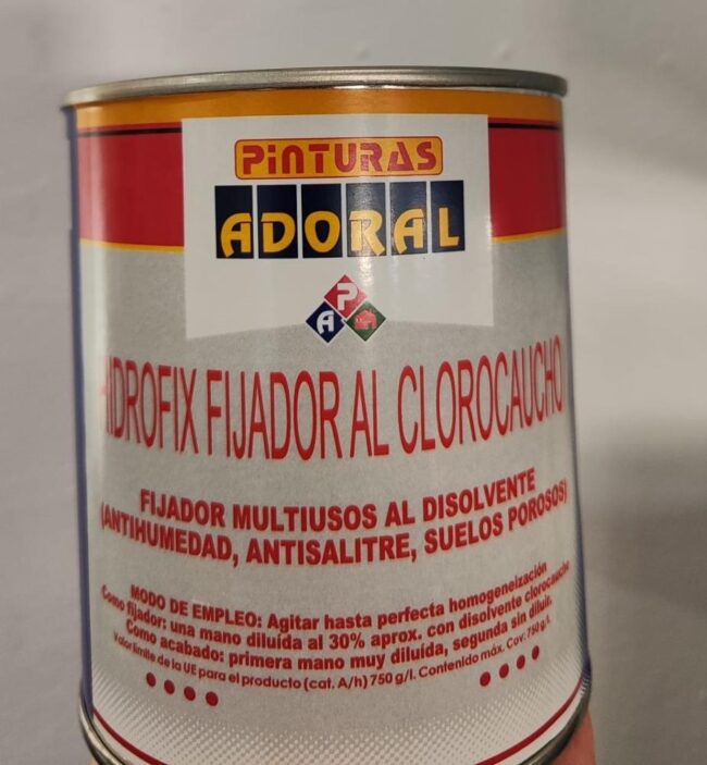 Hidrofix fijador al disolvente 750ml - 4 L