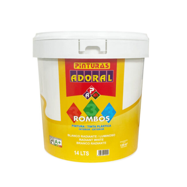 Pintura plástica int/ext 3 rombos 4 L