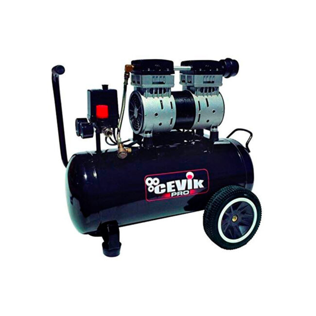 Compresor silencioso 1,5HP 24 litros