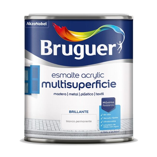 Esmalte acrilico multisuperficie brillo 250ml - 750ml - 2,5 L