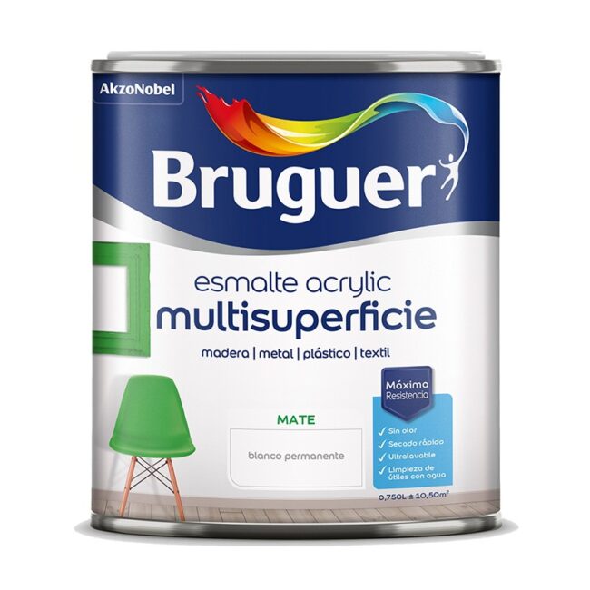 Esmalte acrilico multisuperficie mate 250ml - 750ml
