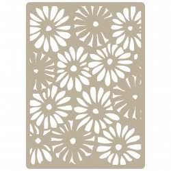 Plantilla embossing flores 013