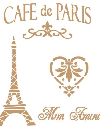 Plantilla vintage café Paris
