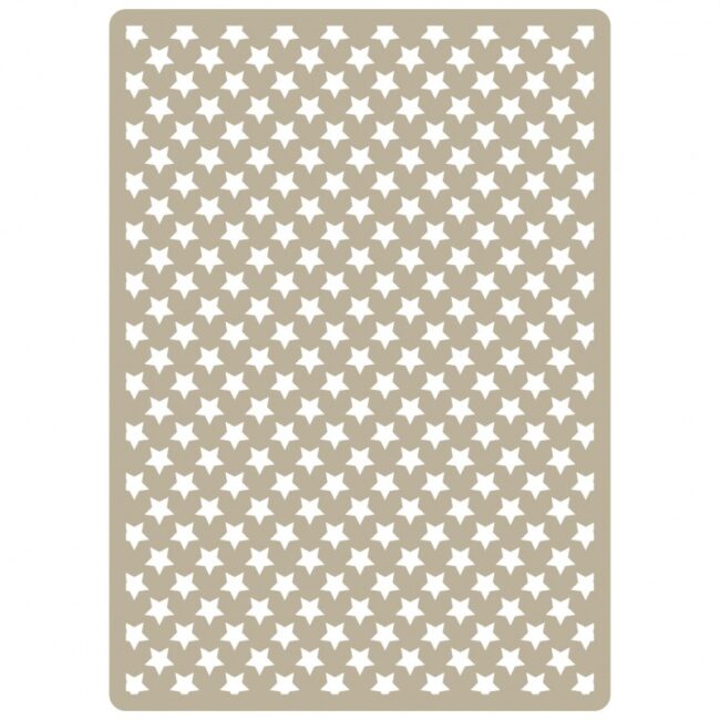 Plantilla embossing estrellas