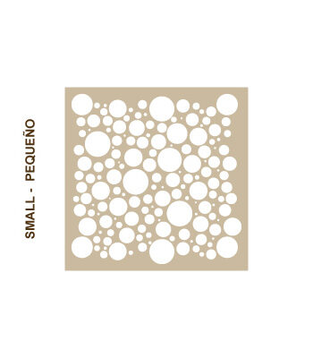 Plantilla geométrica pompas
