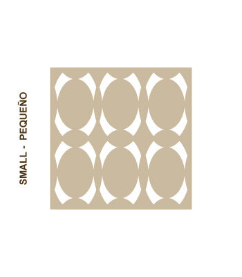 Plantilla geométrico óvalos 014