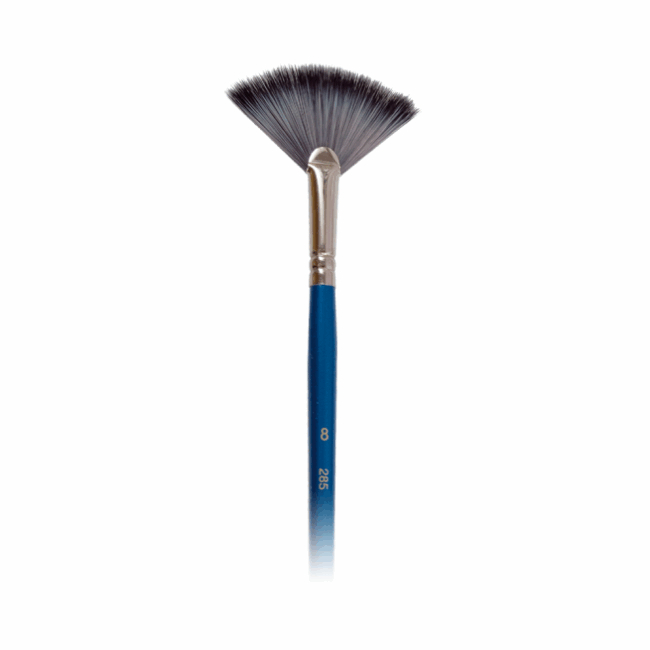 Pincel abanico toray mango corto