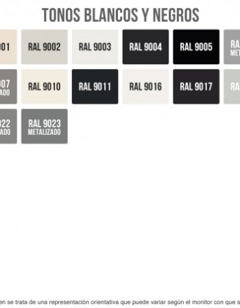 Poliuretano satinado 2 componentes (A+B) 4 Litros colores desde RAL6000 hasta RAL9018