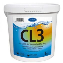 Cloro 3 acciones en tabletas 200gr 5kg