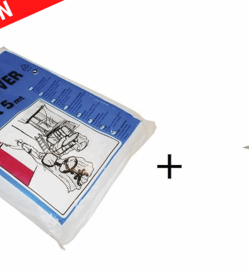 Kit de cubretodo 4X5+ cinta carrocero 24mm+ cinta con papel 10cm