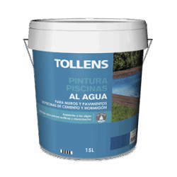 Pintura acrílica al agua piscinas azul 4 L
