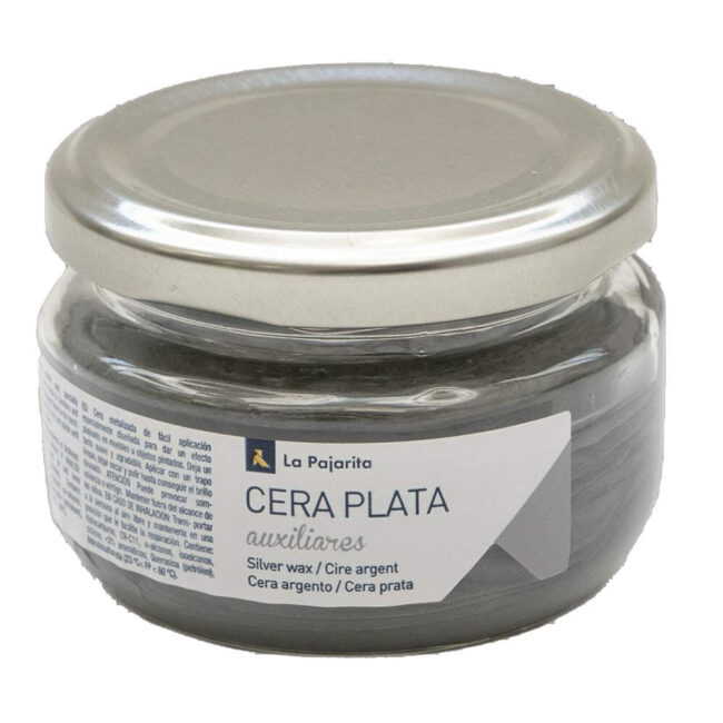 Cera solida metalizada plata 100ml - Imagen 2