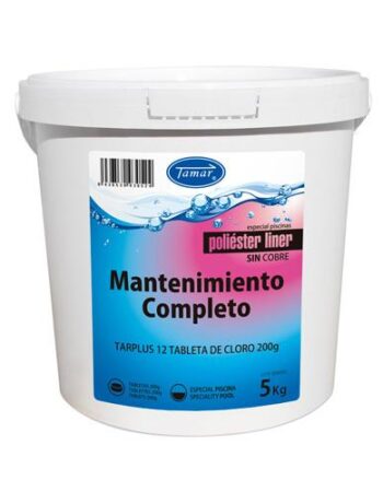 Cloro pastillas mantenimiento completo piscinas liner/poliester 5kg