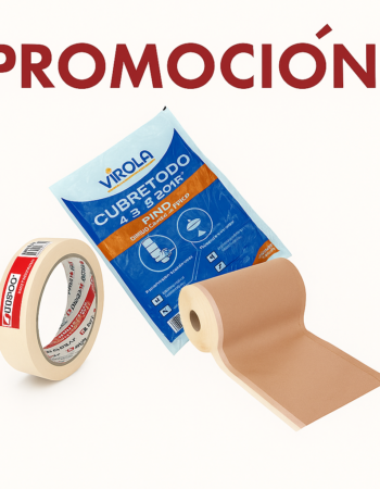 Kit de; cubretodo 4X5+ cinta carrocero 24mm+ cinta con papel 10cm