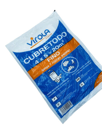 Plástico cubretodo fino 4 X 5