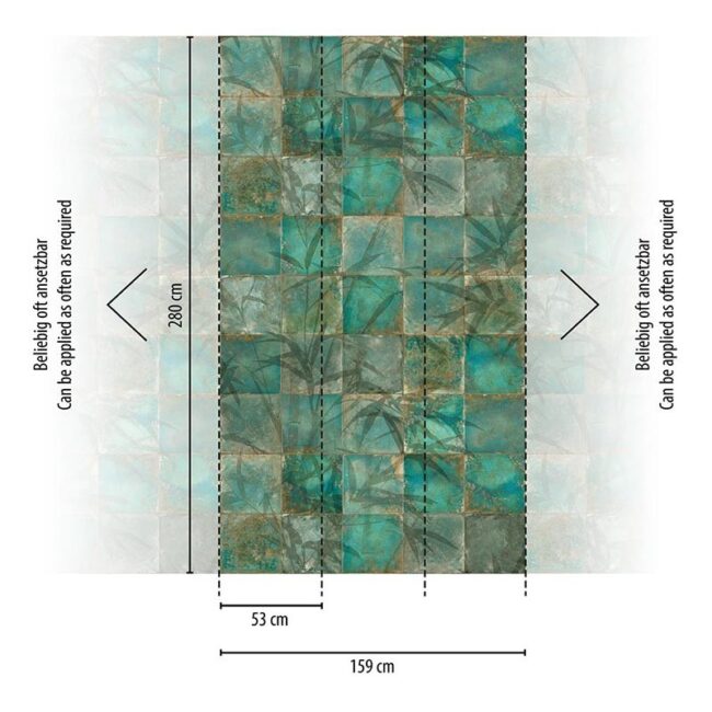 Murales Metropolitan Stories the wall 159cm x 280 cm 3 tiras - Imagen 2