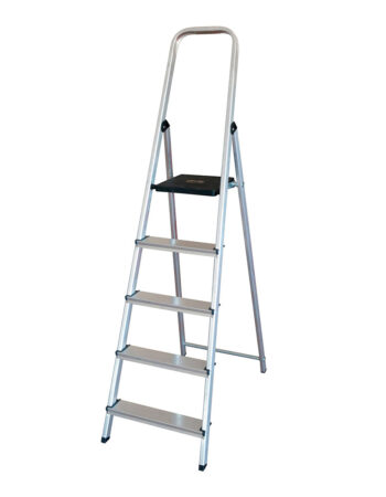 Escalera de aluminio 5 peldaños