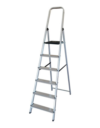 Escalera de aluminio 6 peldaños