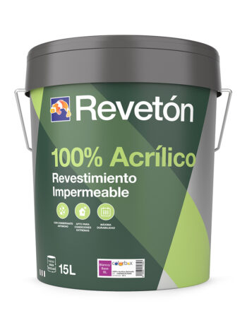Revestimiento 100% acrílico 15 años garantía satinado 15 L