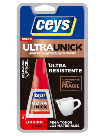 Adhesivo pegamento ultraunick liquido con pincel 6gr.