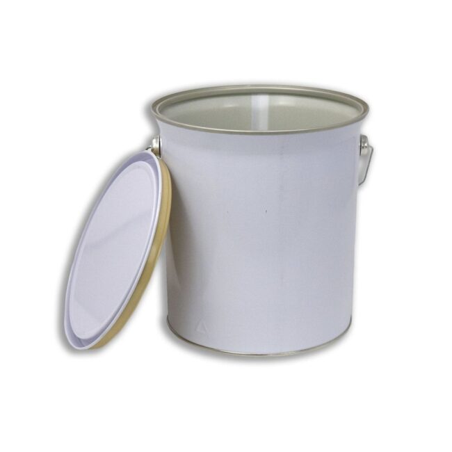Envase chapa cubo vacío 4L + tapadera
