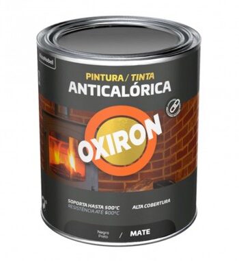 Pintura anticalórica negro mate 250ml